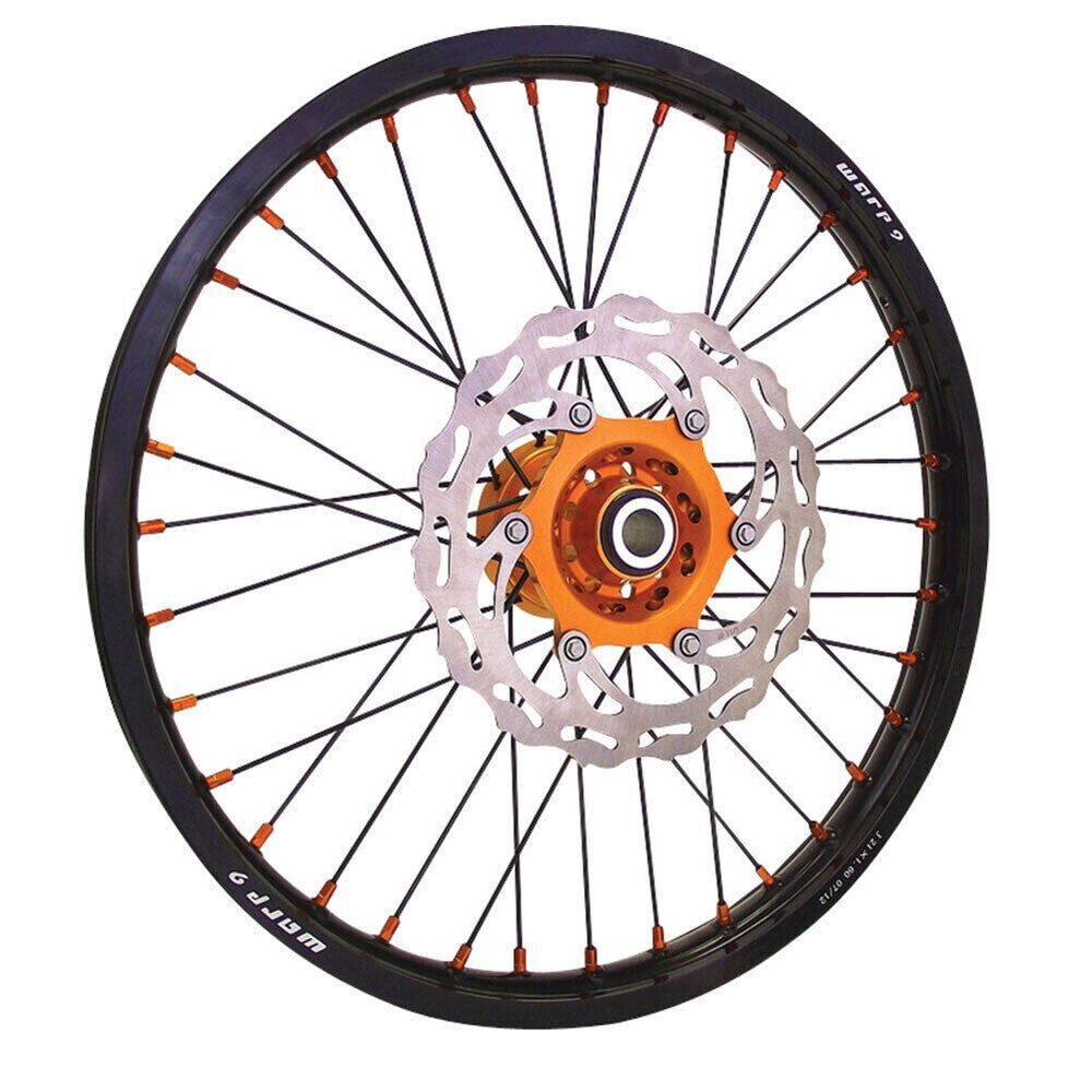 Warp 9 89-42152.25 Complete Wheel Kit - Front 21 x 1.60 Black Rim and Spokes